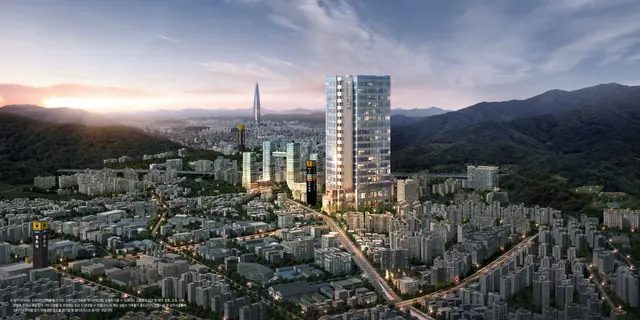 인덕원시그니티타워 광역 조감도